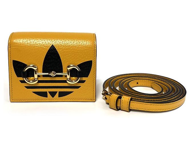 Gucci Mini portafoglio e borsa a tracolla Horsebit di Adidas Bianco - vista 14