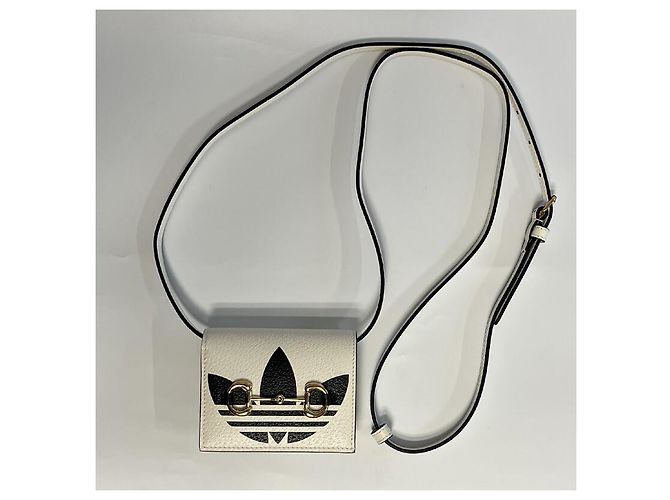 Gucci Mini portafoglio e borsa a tracolla Horsebit di Adidas Bianco - vista 5
