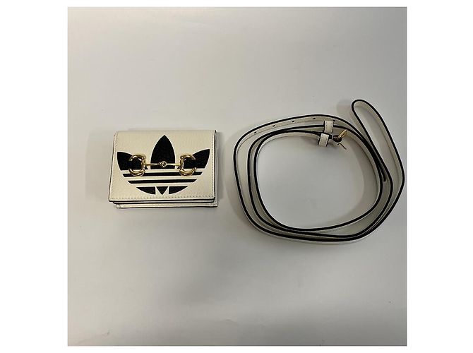 Gucci Mini portafoglio e borsa a tracolla Horsebit di Adidas Bianco - vista 9