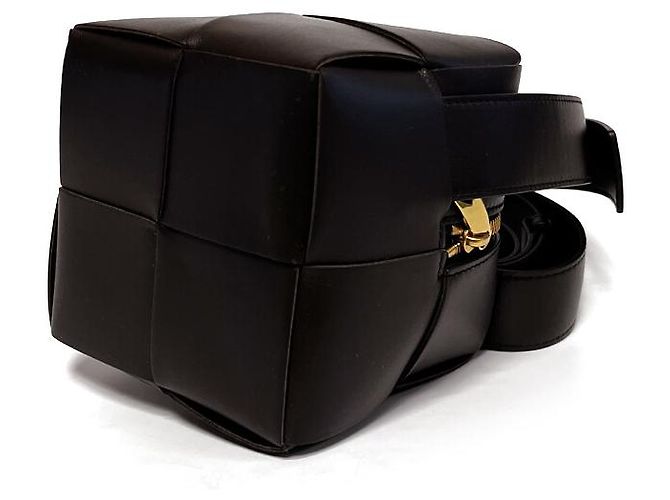 Borsa a tracolla mini Bottega Veneta marrone scuro - vista 12