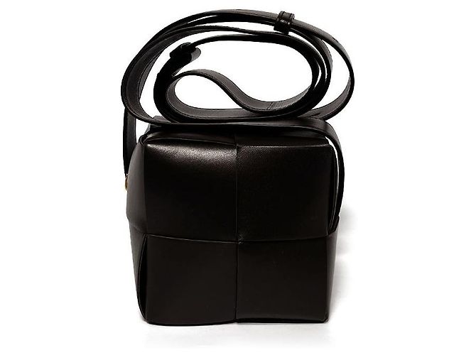 Borsa a tracolla mini Bottega Veneta marrone scuro - vista 2