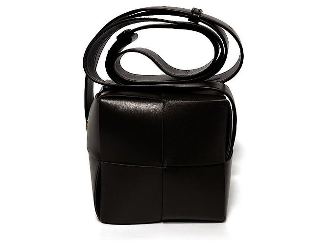 Borsa a tracolla mini Bottega Veneta marrone scuro - vista 6