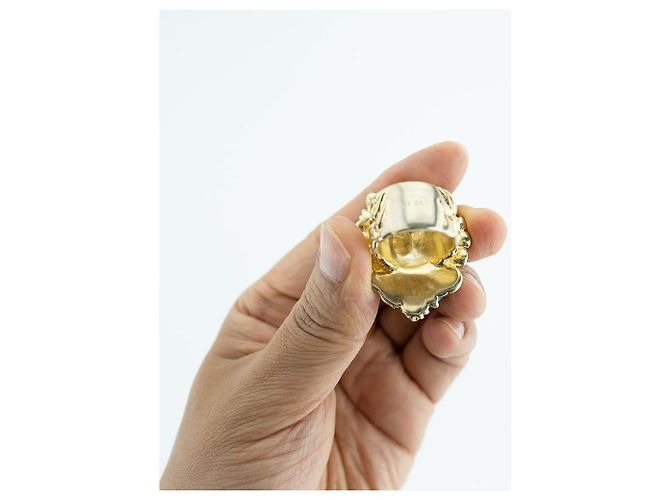 Gucci Anillo de león en latón Dorado - vista 14
