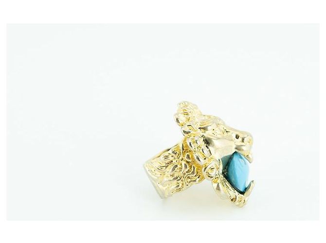 Gucci Anillo de león en latón Dorado - vista 5
