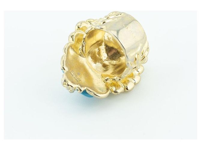 Gucci Anillo de león en latón Dorado - vista 8