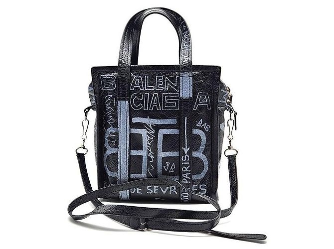 Balenciaga Graffiti Bazaar XS Mehrfarben - Ansicht 3