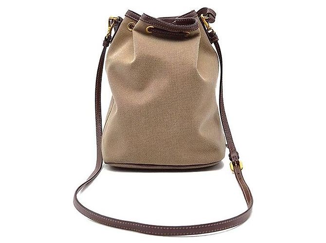 Prada Jacquard Bucket Bag mit Logo Mehrfarben - Ansicht 3