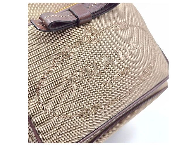 Prada Jacquard Bucket Bag mit Logo Mehrfarben - Ansicht 8