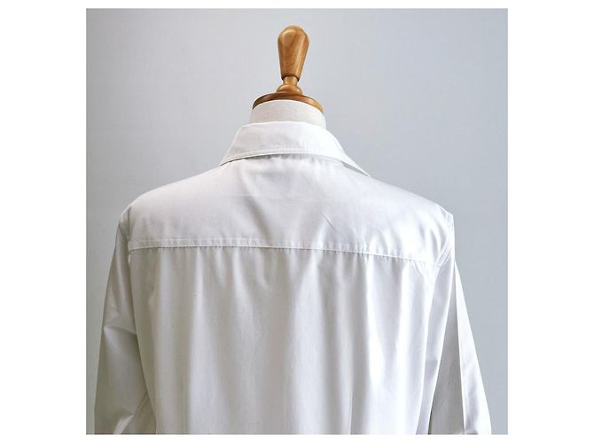 Burberry Camicia da Donna a Quadri LAPWING Bianco - vista 9