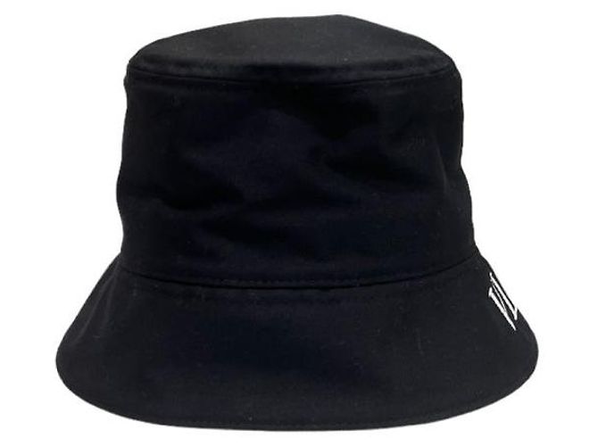 Valentino Cappello Bucket VLTN Nero - vista 2