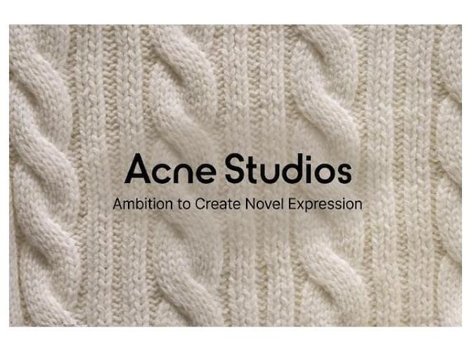Acne Oversized Hoodie mit Logo Schwarz - Ansicht 5