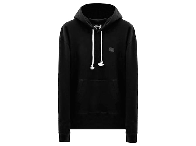 Acne Oversized Hoodie mit Logo Schwarz - Ansicht 6