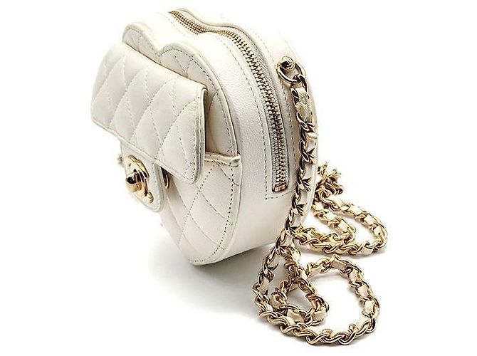 Chanel Borsa a tracolla mini in pelle di agnello a forma di cuore Multicolore - vista 2