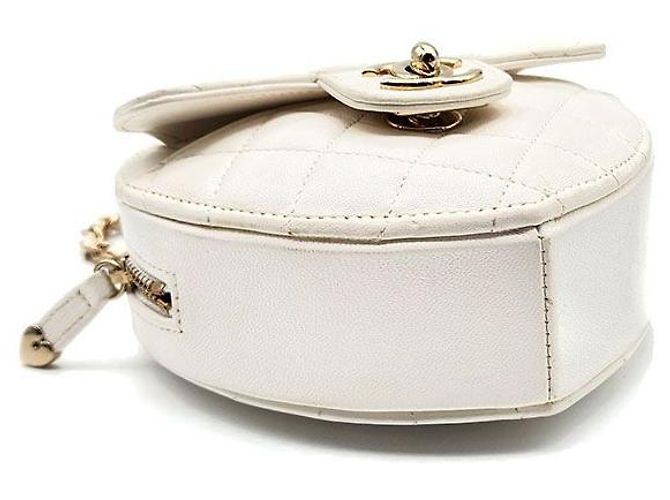 Chanel Borsa a tracolla mini in pelle di agnello a forma di cuore Multicolore - vista 7
