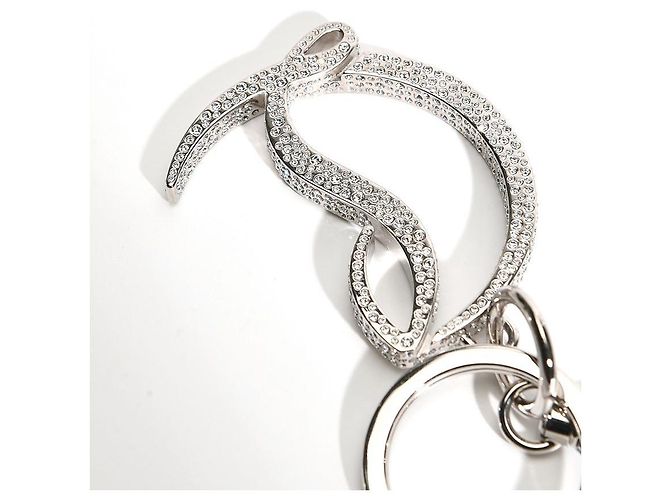 Portachiavi CL Logo Strass Christian Louboutin Argento - vista 14