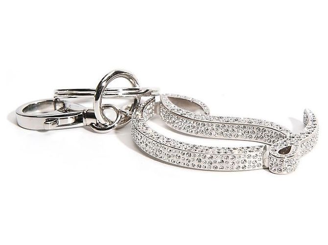 Portachiavi CL Logo Strass Christian Louboutin Argento - vista 16