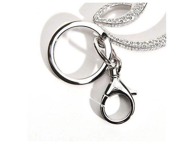 Portachiavi CL Logo Strass Christian Louboutin Argento - vista 7