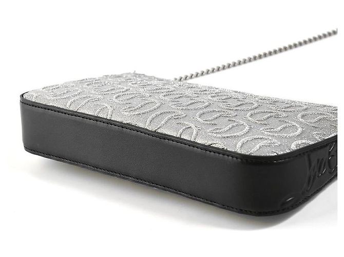 Borsa a spalla glitter Christian Louboutin - vista 3