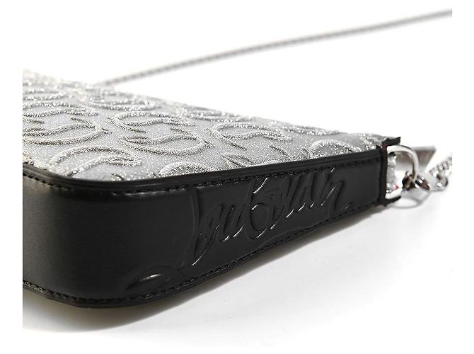 Borsa a spalla glitter Christian Louboutin - vista 5