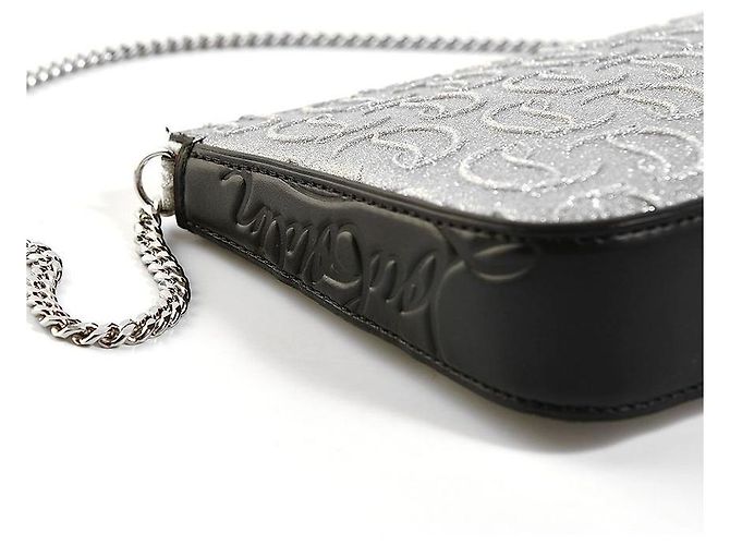 Borsa a spalla glitter Christian Louboutin - vista 6