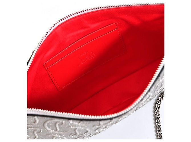 Borsa a spalla glitter Christian Louboutin - vista 8