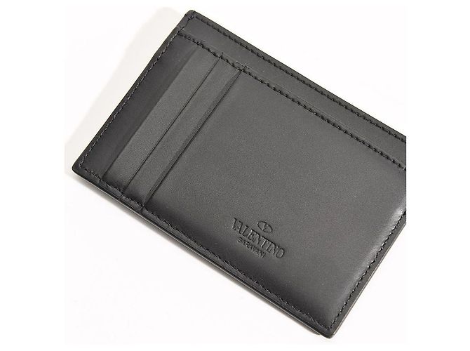 Valentino VLTN Logo Cardholder Black VNA - view 4