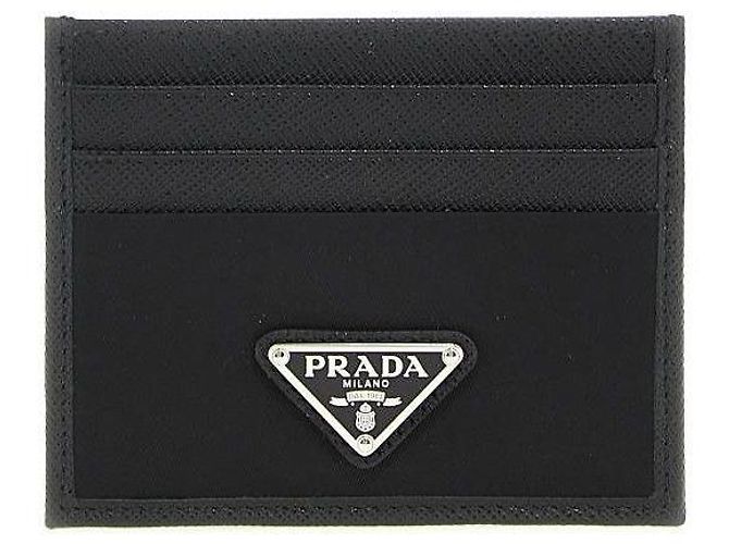 Prada Saffiano Leather Card Holder - view 4
