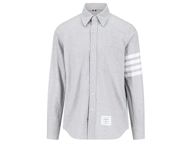 Thom Browne Flanellhemd Braun - Ansicht 4