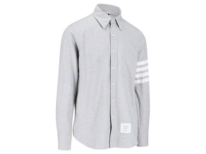 Thom Browne Flanellhemd Braun - Ansicht 5