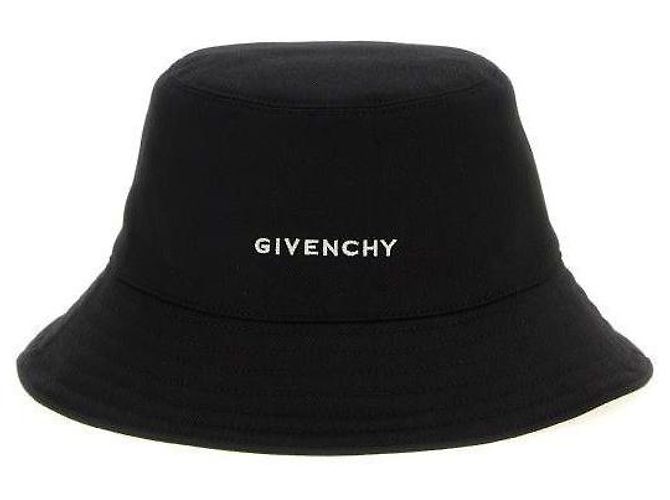 Givenchy Sombrero bucket bordado con logo Negro - vista 4