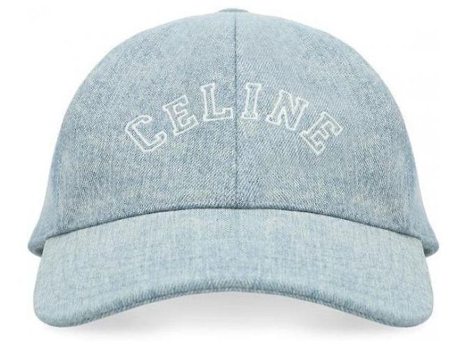 Céline Casquette de baseball en denim coton - vue 5