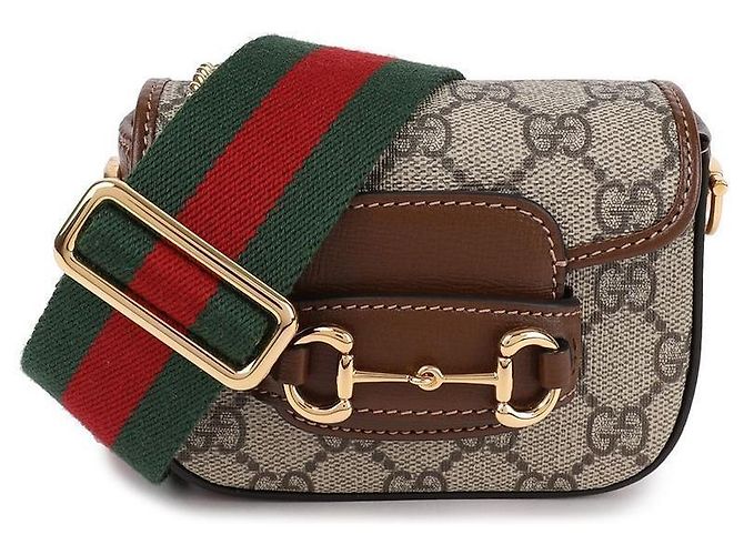 Gucci Mini borsa a spalla Horsebit Marrone - vista 3