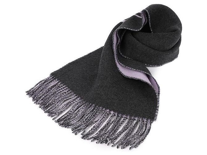 Gucci Sciarpa in cashmere e lana jacquard con logo - vista 3