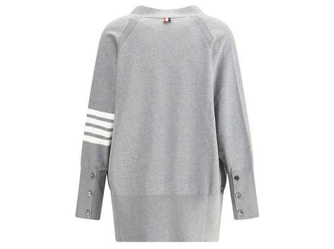 Thom Browne Vestibilità Esagerata in Cotone Stitch - vista 5