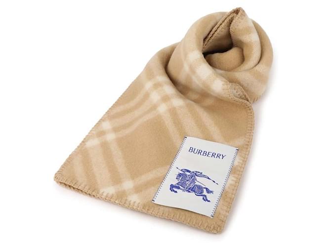 Burberry Sciarpa in lana a quadri Marrone - vista 3