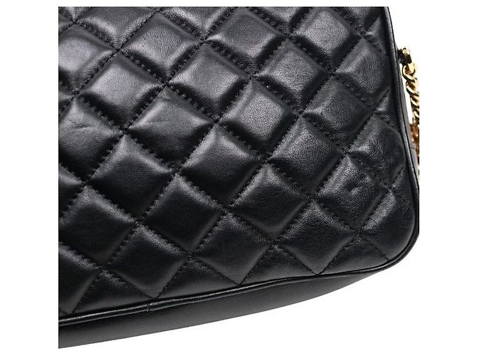 Versace Borsa a Spalla Medusa Trapuntata Nera - vista 7