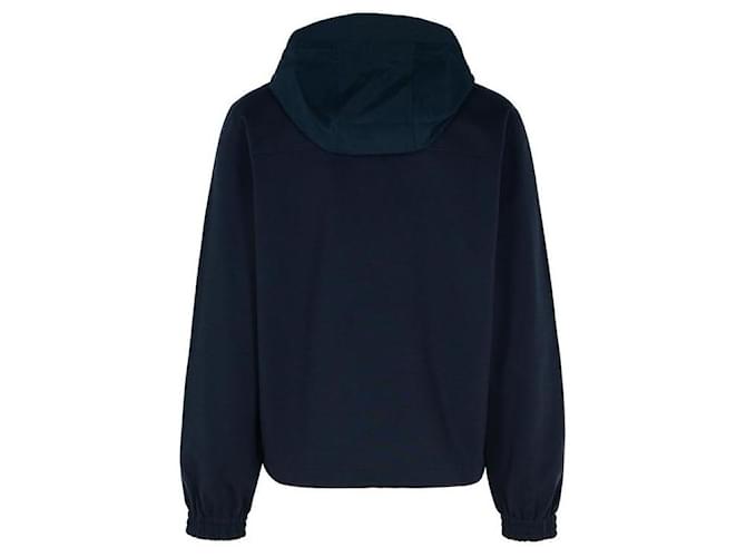 Thom Browne Ripstop- und Woll-Tech Milano Halbzip-Combo Blau - Ansicht 6
