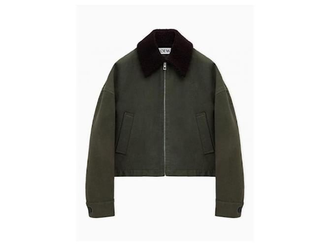 Loewe Chaqueta de algodón Castaño - vista 5