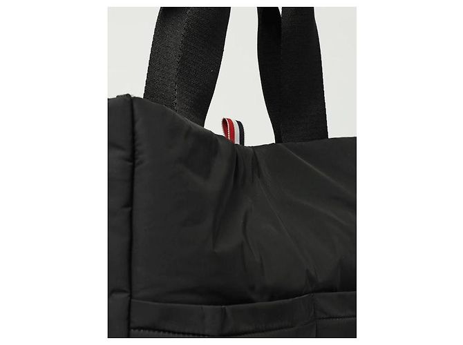 Thom Browne Tote en poly twill avec poches Noir - vue 7