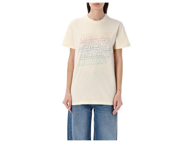 Isabel Marant Camiseta con logo Blanco - vista 4