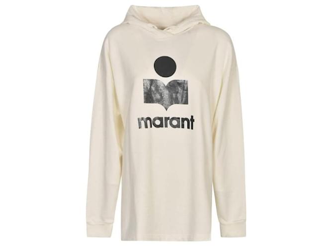 Isabel Marant Sudadera con capucha Marly Blanco - vista 4