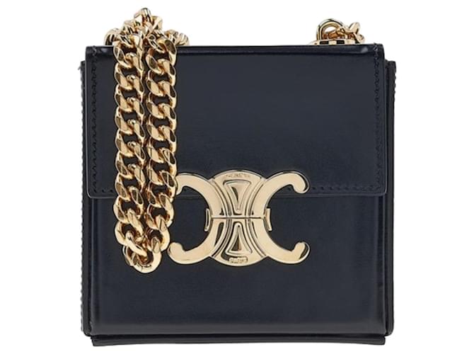 Céline Triope Mini Box Tasche Schwarz - Ansicht 2