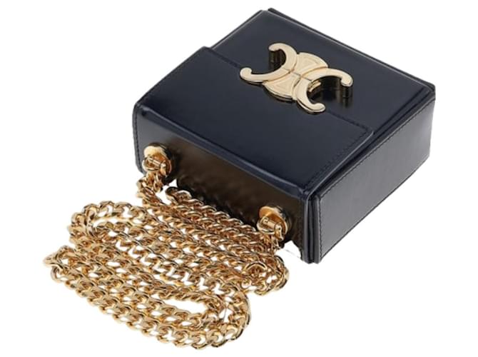 Céline Triope Mini Box Tasche Schwarz - Ansicht 5