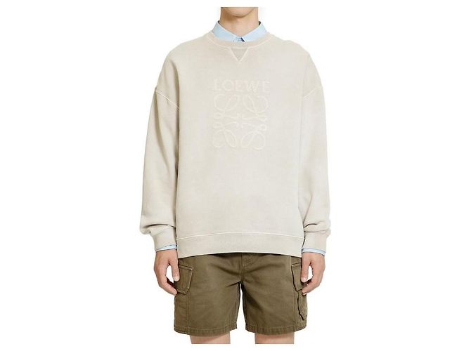Loewe Lässiges Sweatshirt aus Baumwolle Braun - Ansicht 4