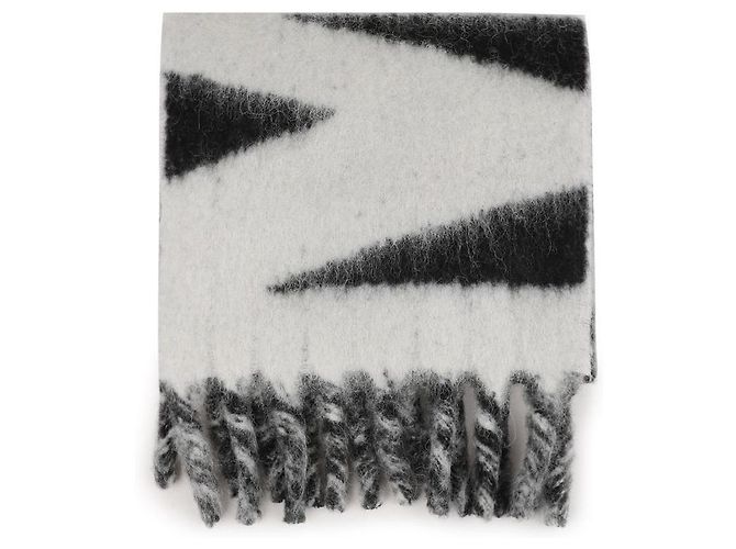 Isabel Marant Cachecol Branco - vista 5