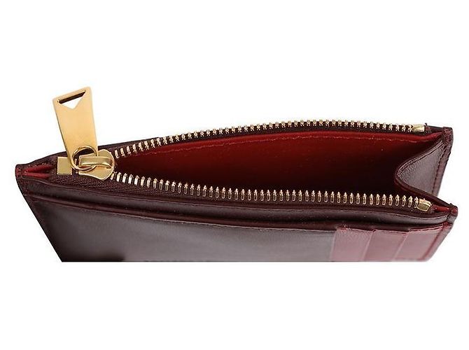 Bottega Veneta Tarjetero con cremallera Castaño - vista 7