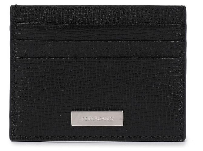 Salvatore Ferragamo Schwarzer Kreditkartenhalter - vista 3