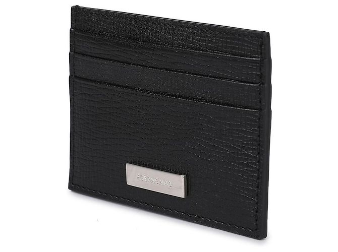 Salvatore Ferragamo Schwarzer Kreditkartenhalter - vista 4