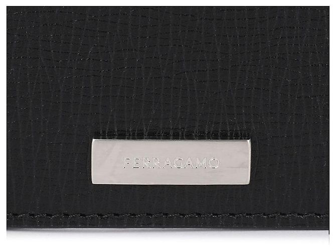 Salvatore Ferragamo Schwarzer Kreditkartenhalter - vista 9