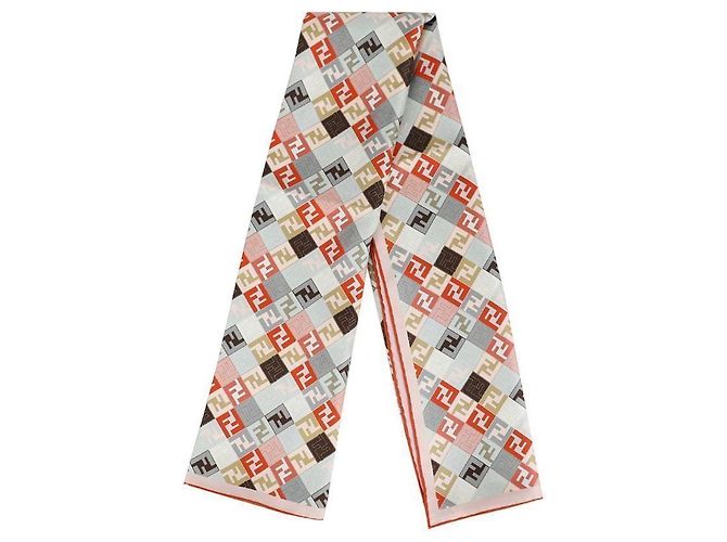 Fendi Cachecol FF Laranja - vista 4